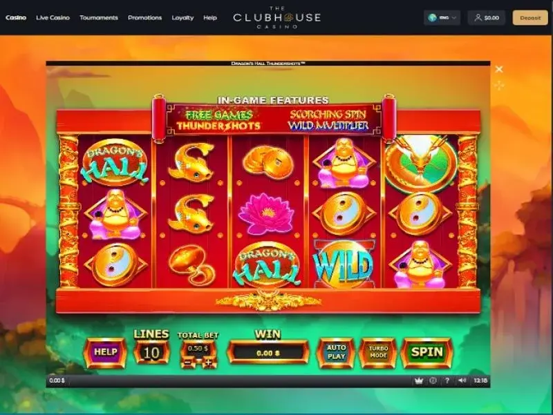 Clubhouse casino screenshot